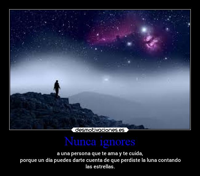 Nunca ignores - 