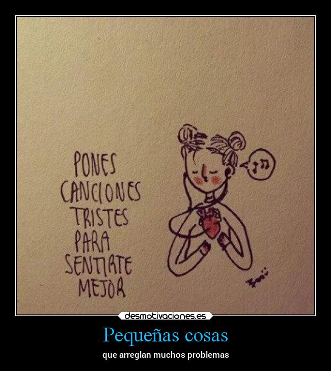 Pequeñas cosas - que arreglan muchos problemas