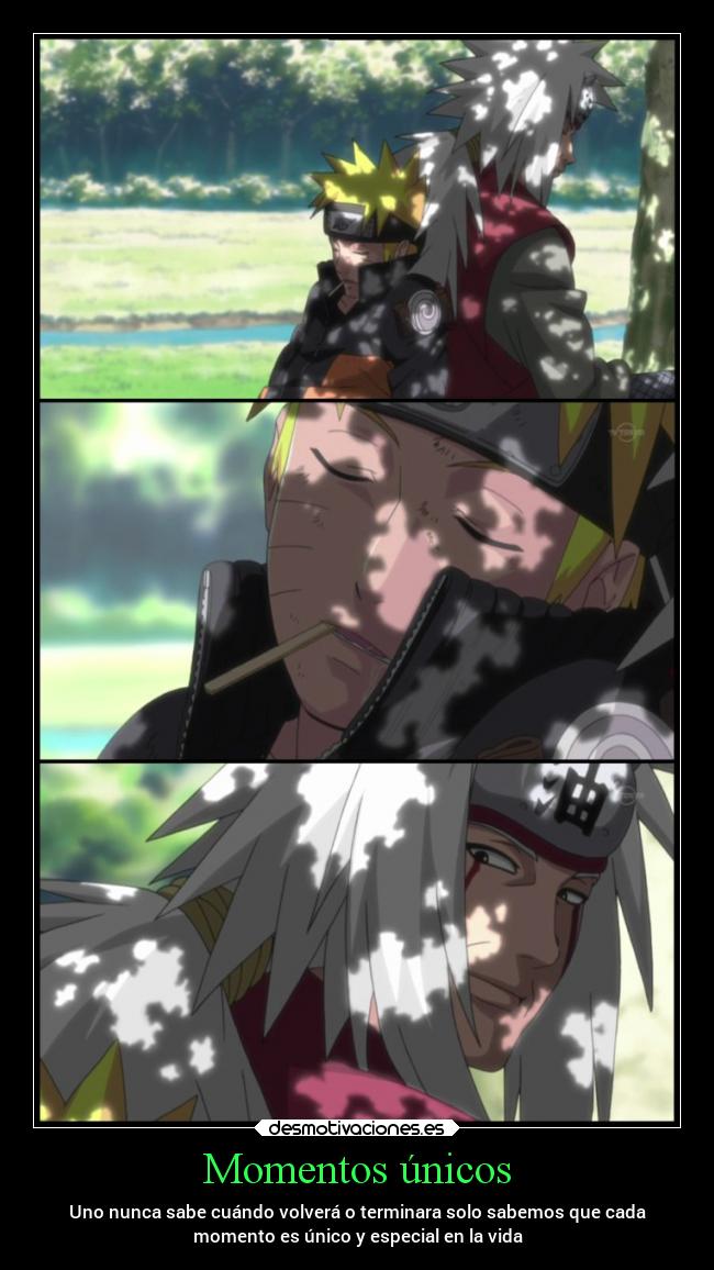 Momentos únicos - Uno nunca sabe cuándo volverá o terminara solo sabemos que cada
momento es único y especial en la vida