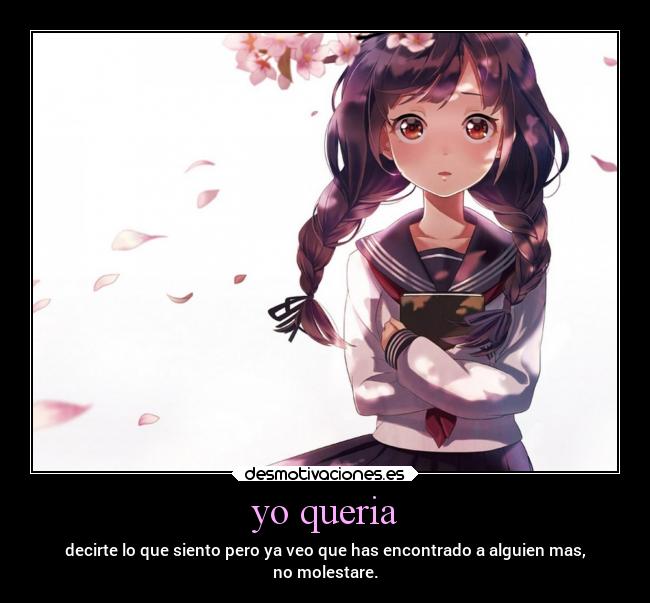 yo queria -
