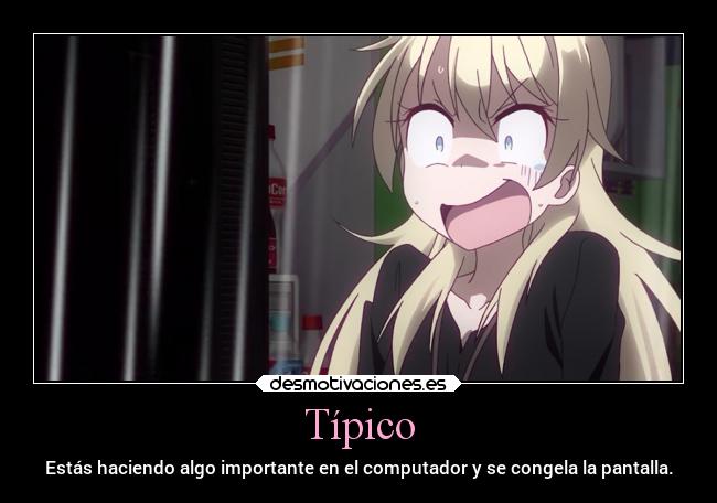 Típico - Estás haciendo algo importante en el computador y se congela la pantalla.