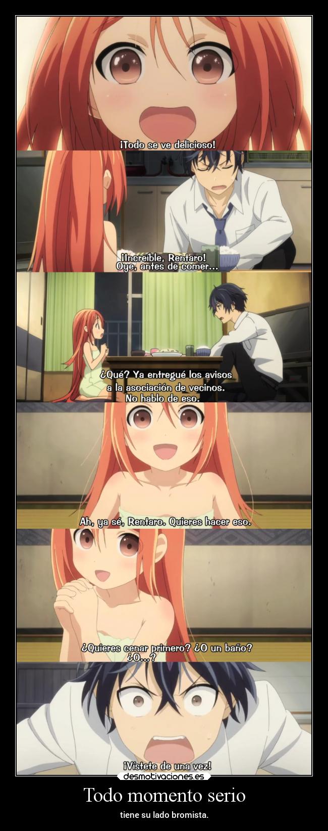 carteles anime momento projectd serio lado broma raptorhunters erosekai desmotivaciones