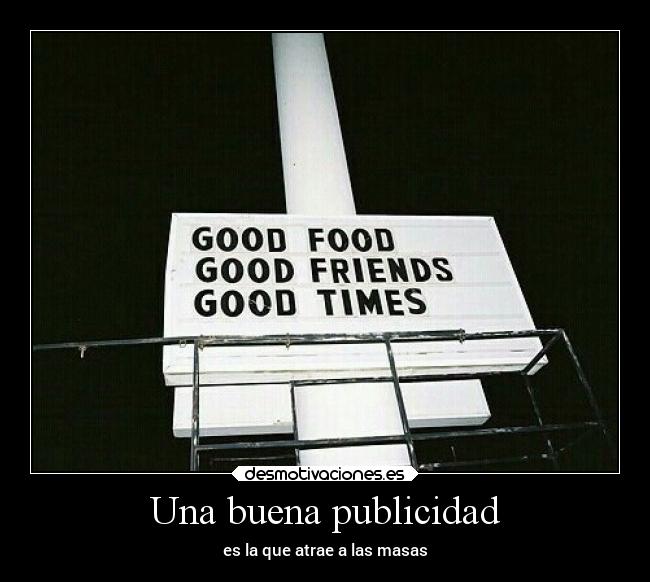 Una buena publicidad - 