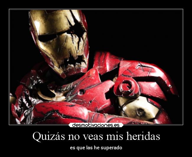 carteles confianza cine madurar ironman tonystark desmotivaciones