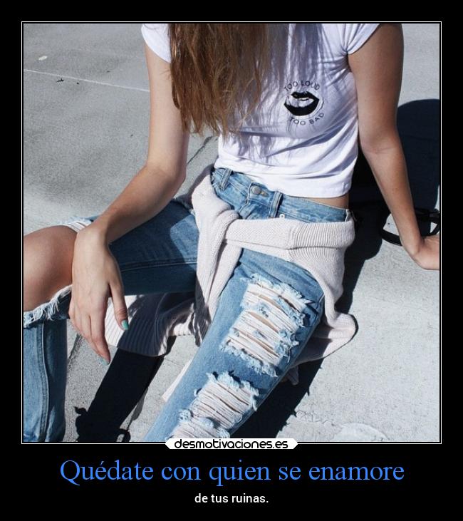 Quédate con quien se enamore - 