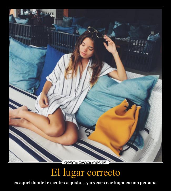 El lugar correcto -