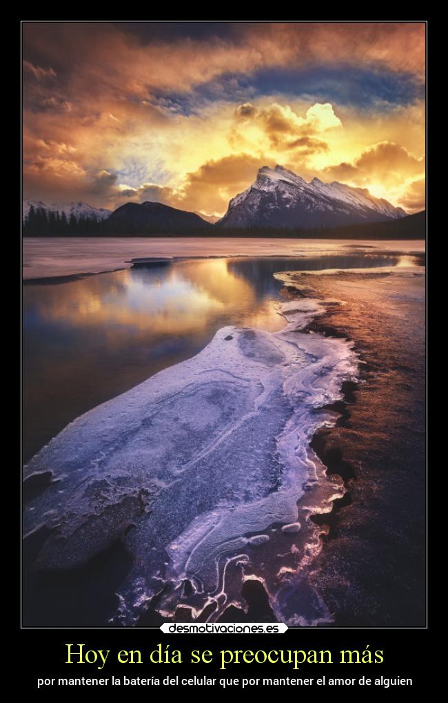Hoy en día se preocupan más - 