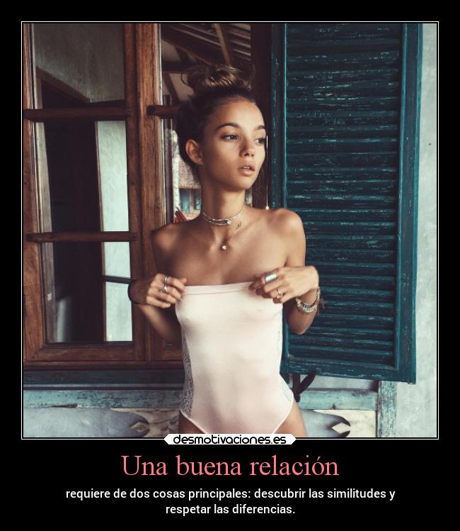 Una buena relación - 