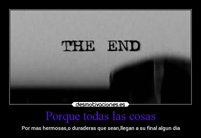 Porque todas las cosas - 