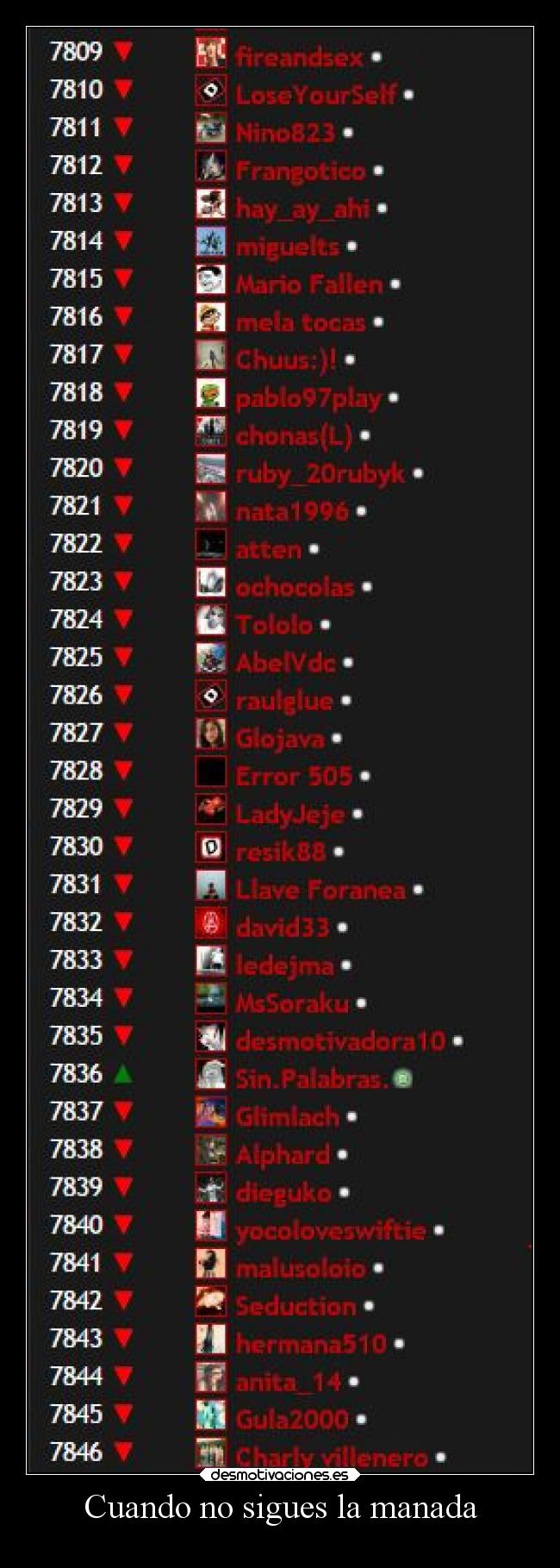 Cuando no sigues la manada -