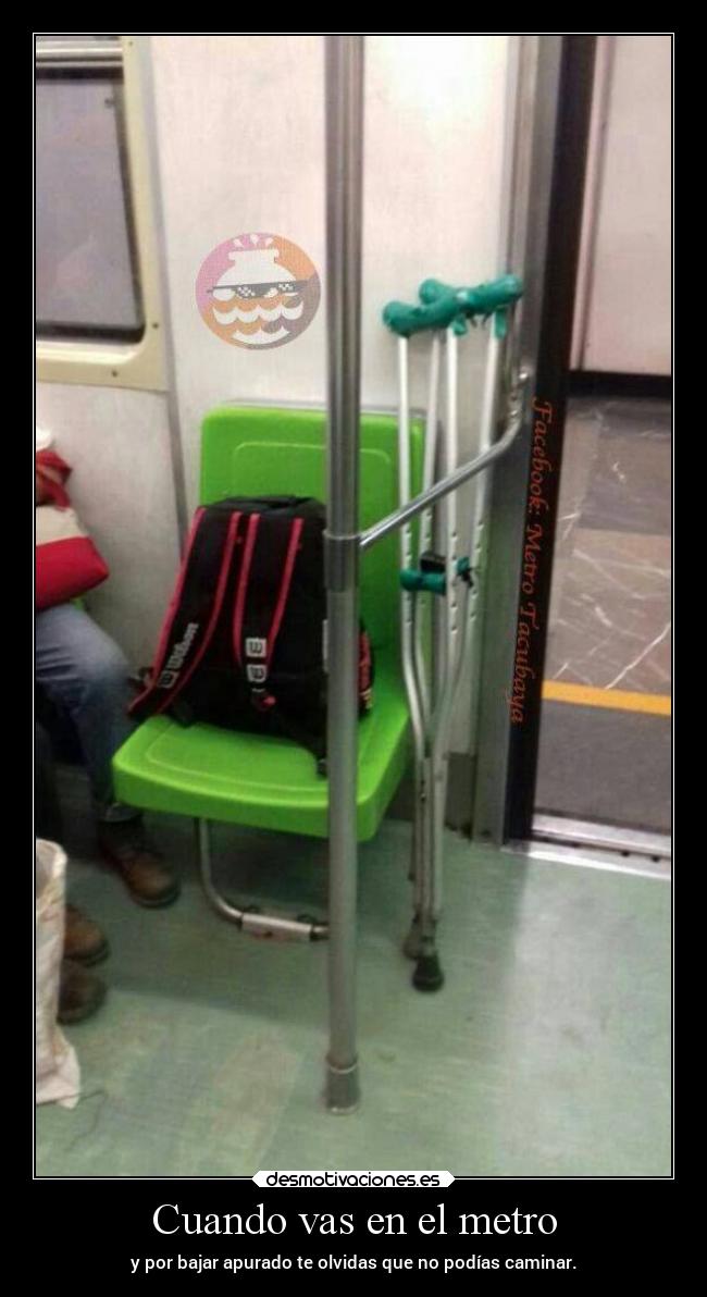 Cuando vas en el metro - 