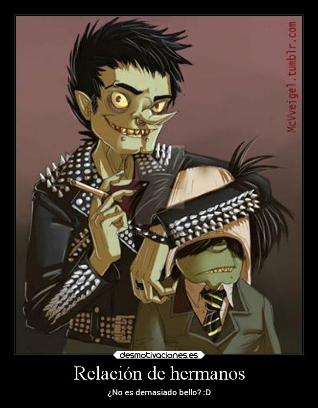 Relación de hermanos -