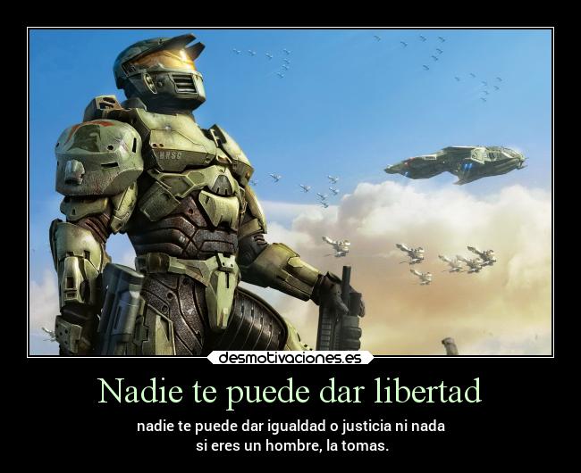 carteles libertad videojuegos guerra halo halo2 wallpapers jefe maestro marines alex vazquez999 laalianzarebelde desmotivaciones