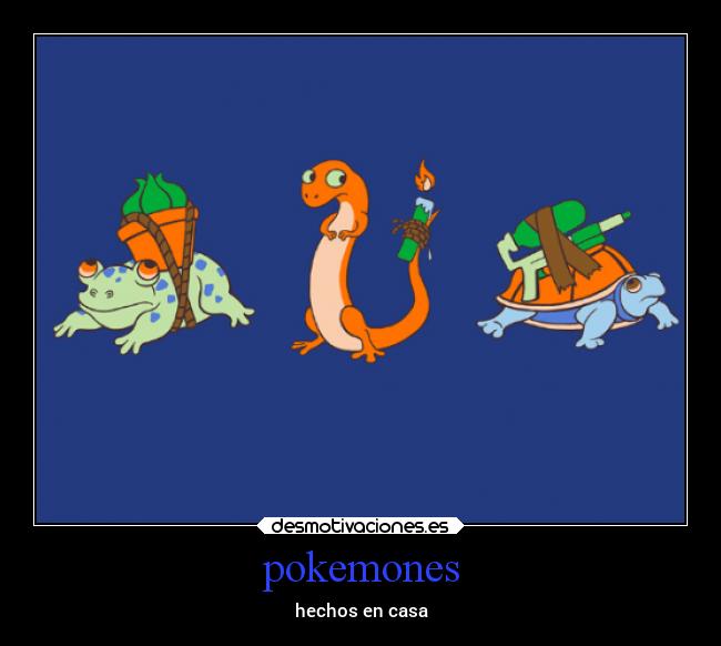 pokemones - hechos en casa