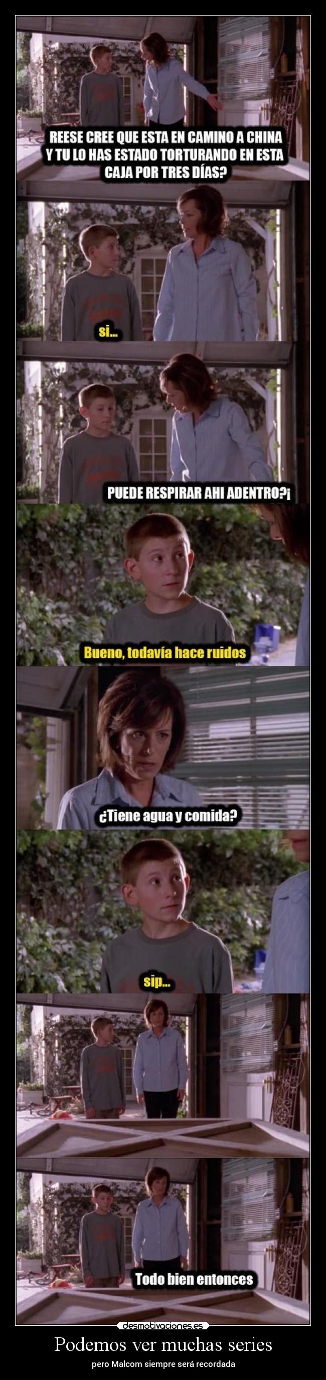 Podemos ver muchas series -