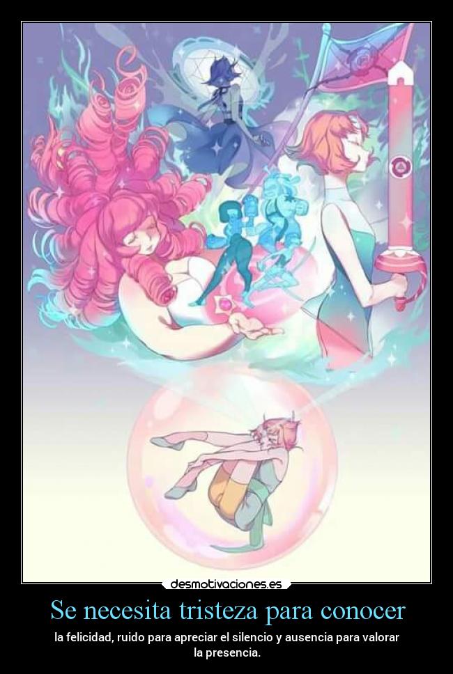 carteles tristeza vida dolor recuerdos soledad sentimientos steven universe perla laurasimpson14 desmotivaciones