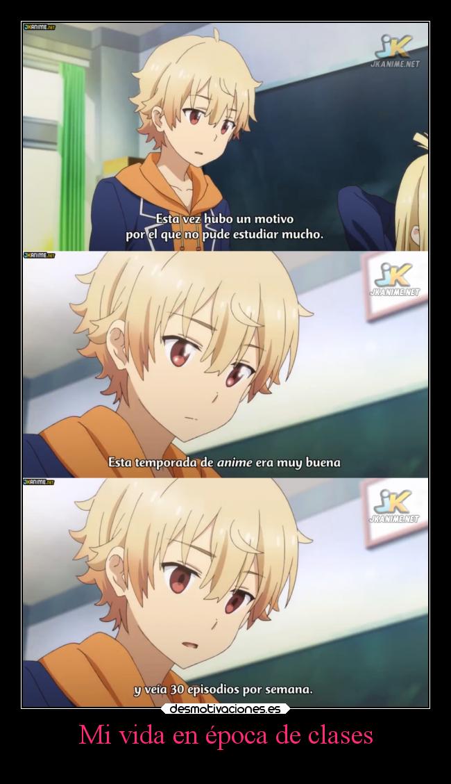 Mi vida en época de clases - 