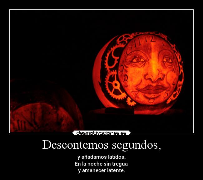 Descontemos segundos, - 