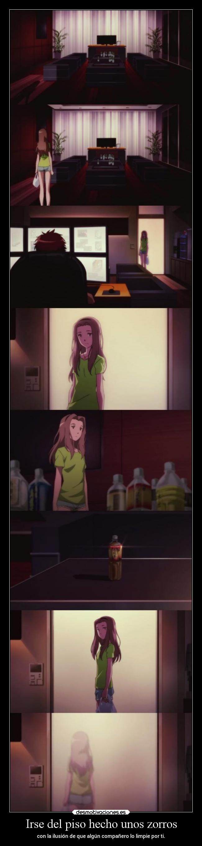 carteles vida humor companeros piso desorden erosekai desmotivaciones