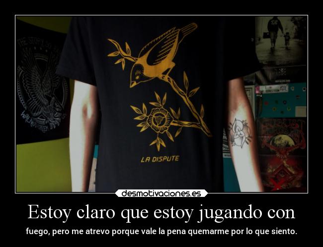 Estoy claro que estoy jugando con - 