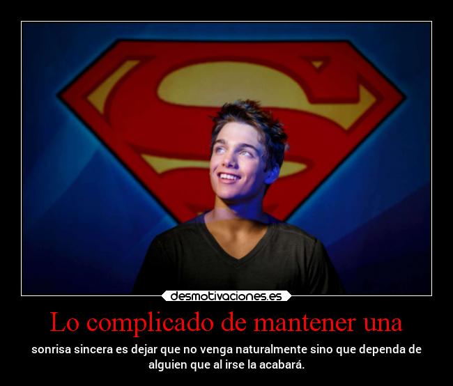 Lo complicado de mantener una -