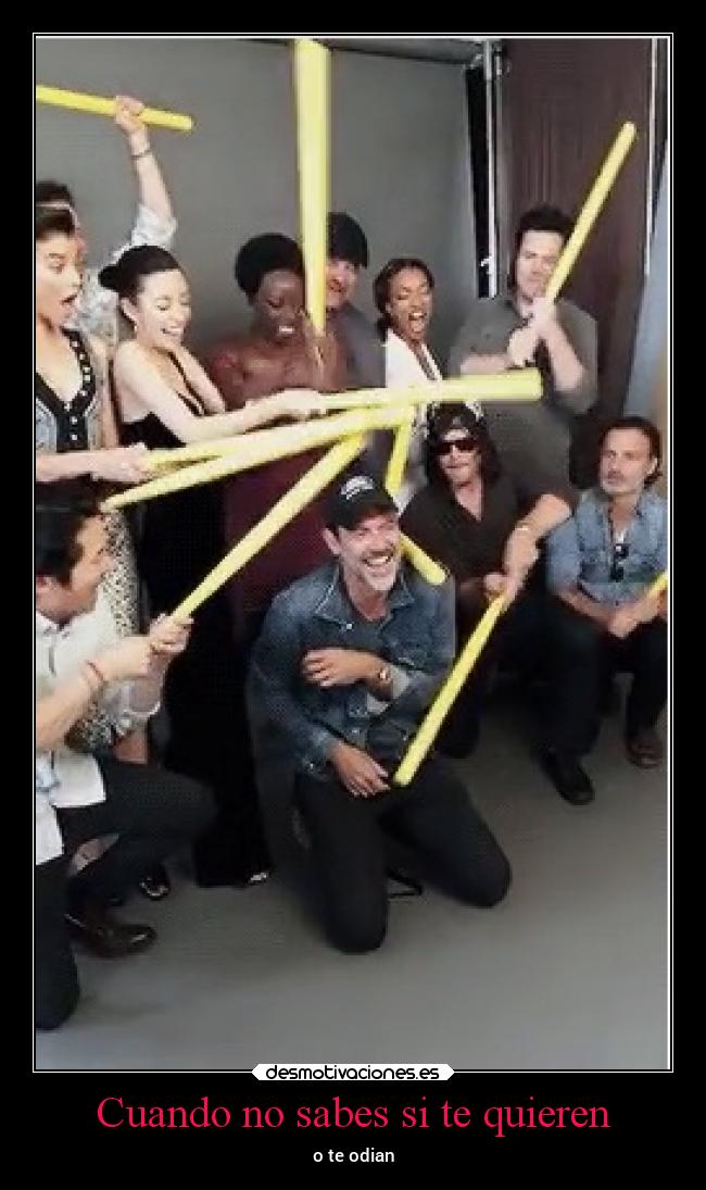 Cuando no sabes si te quieren - o te odian