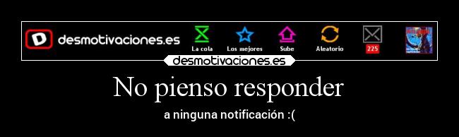 No pienso responder - 