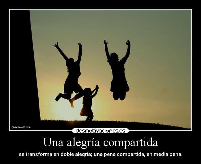 Una alegría compartida - 
