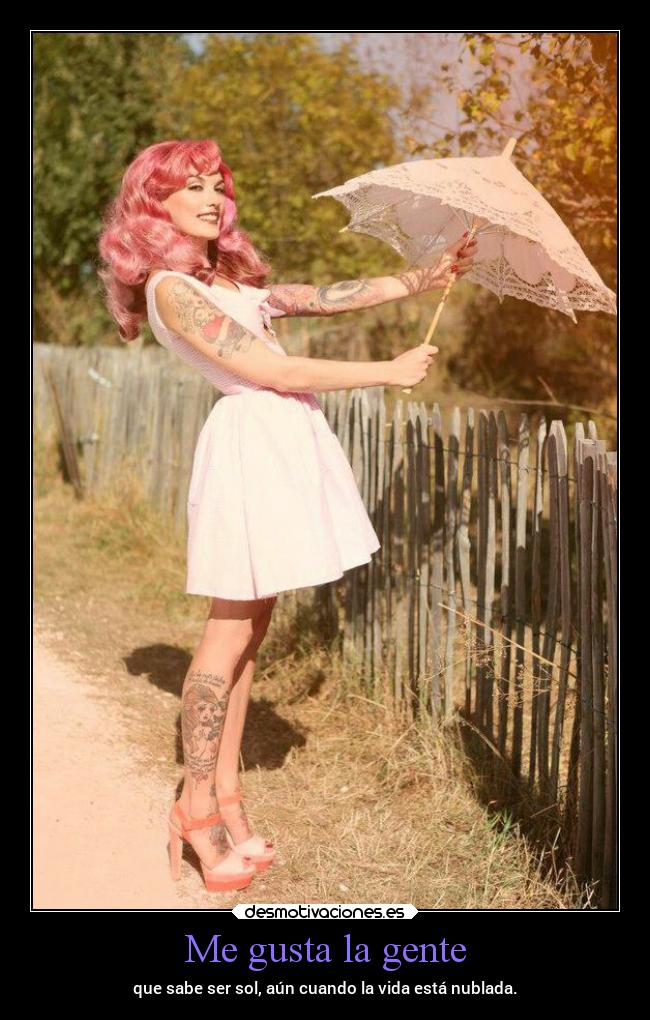 Me gusta la gente -