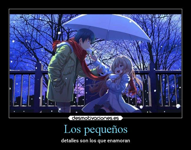 Los pequeños - detalles son los que enamoran