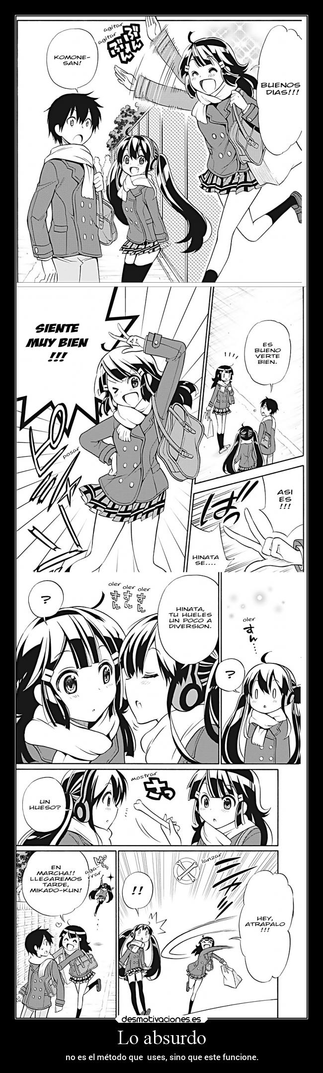 carteles anime absurdo metodo funcionar manga cerberus raptorhunters desmotivaciones