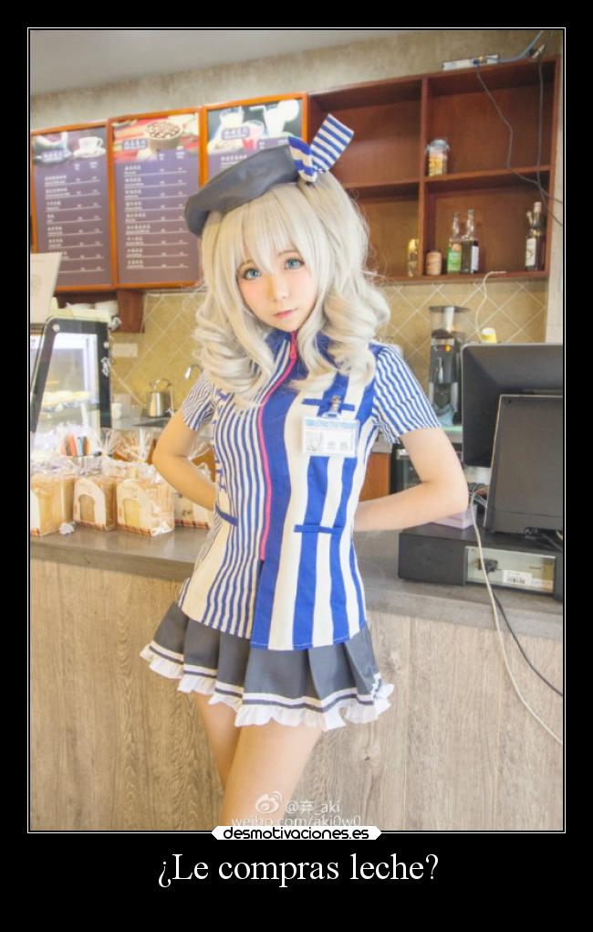 ¿Le compras leche? -