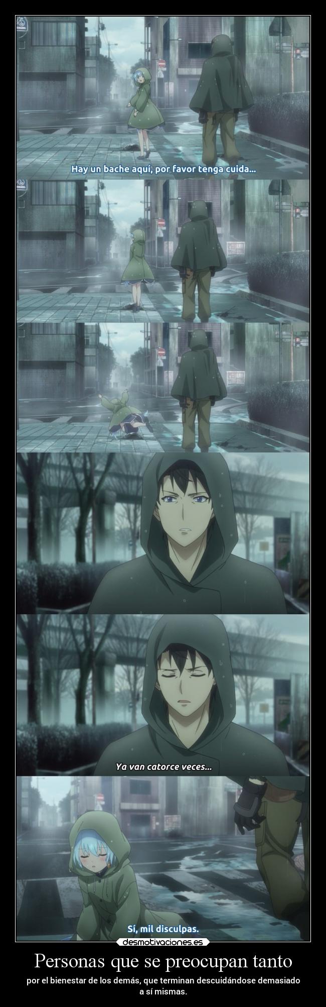 Personas que se preocupan tanto - 