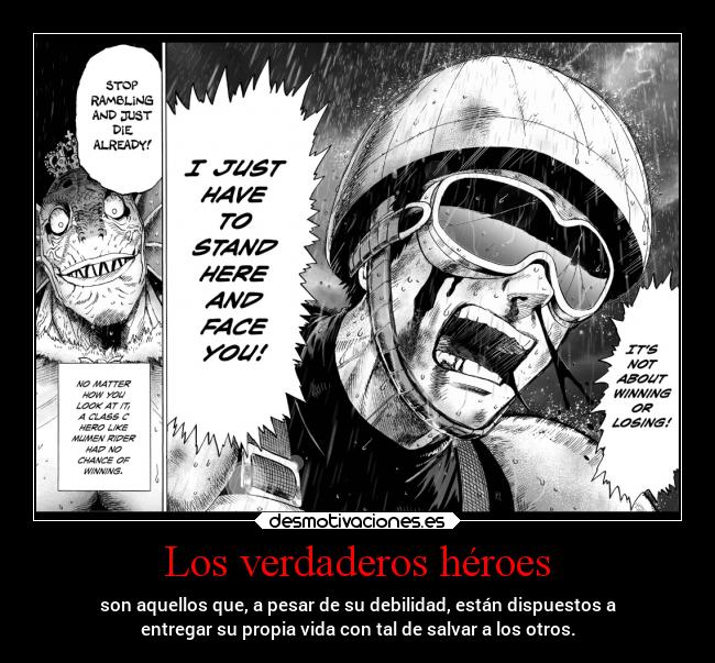Los verdaderos héroes -