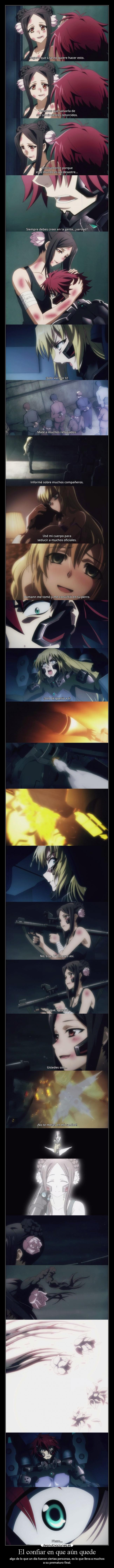 El confiar en que aún quede -