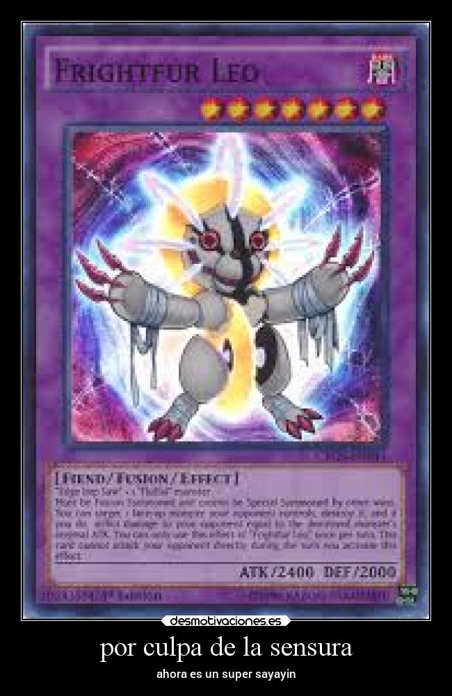 por culpa de la sensura - ahora es un super sayayin