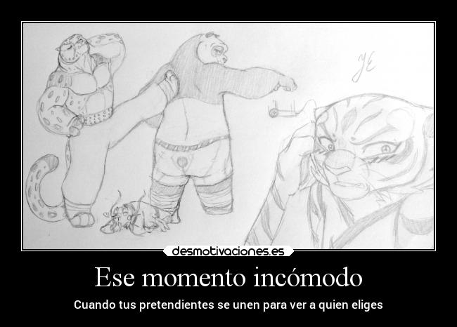 Ese momento incómodo - Cuando tus pretendientes se unen para ver a quien eliges