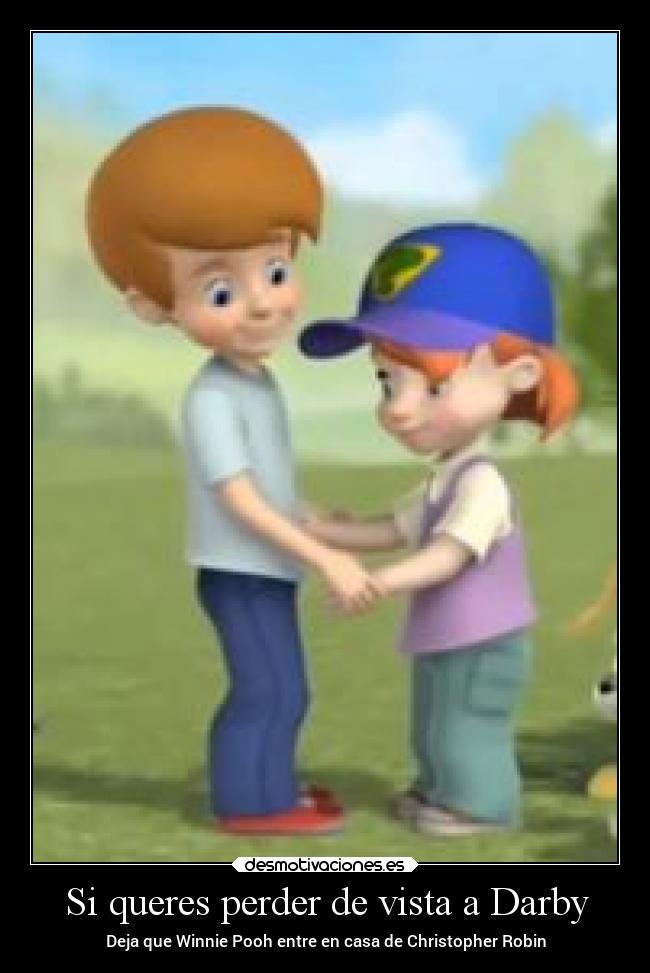 Si queres perder de vista a Darby - Deja que Winnie Pooh entre en casa de Christopher Robin