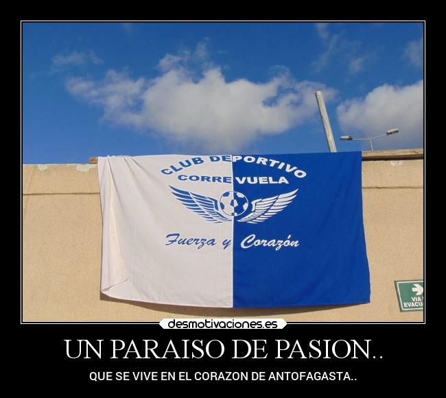 UN PARAISO DE PASION.. - QUE SE VIVE EN EL CORAZON DE ANTOFAGASTA..