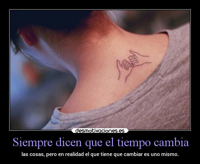 Siempre dicen que el tiempo cambia - 