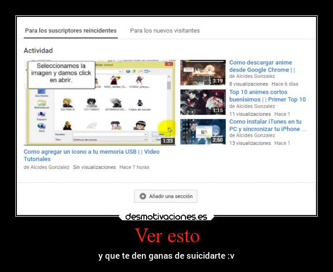 Ver esto - y que te den ganas de suicidarte :v