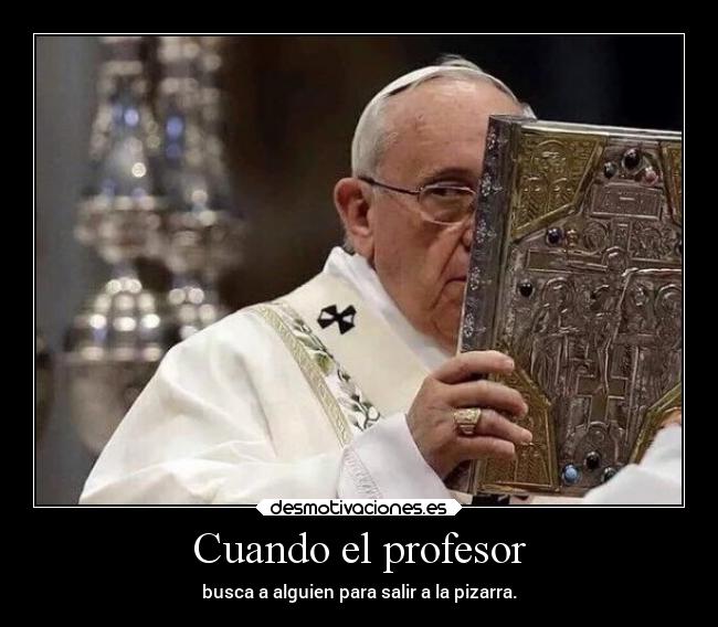 Cuando el profesor - 