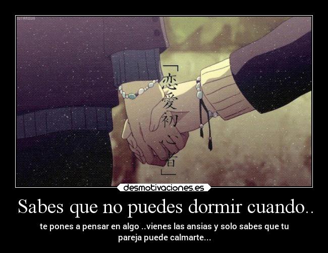 Sabes que no puedes dormir cuando.. - 