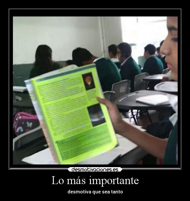 Lo más importante - 