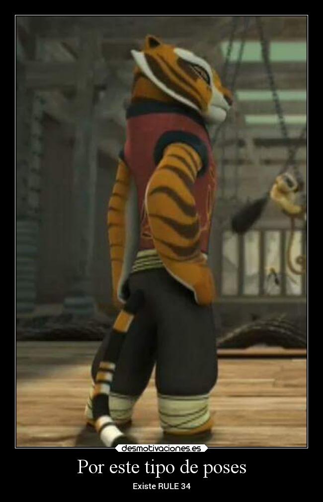 Por este tipo de poses - Existe RULE 34