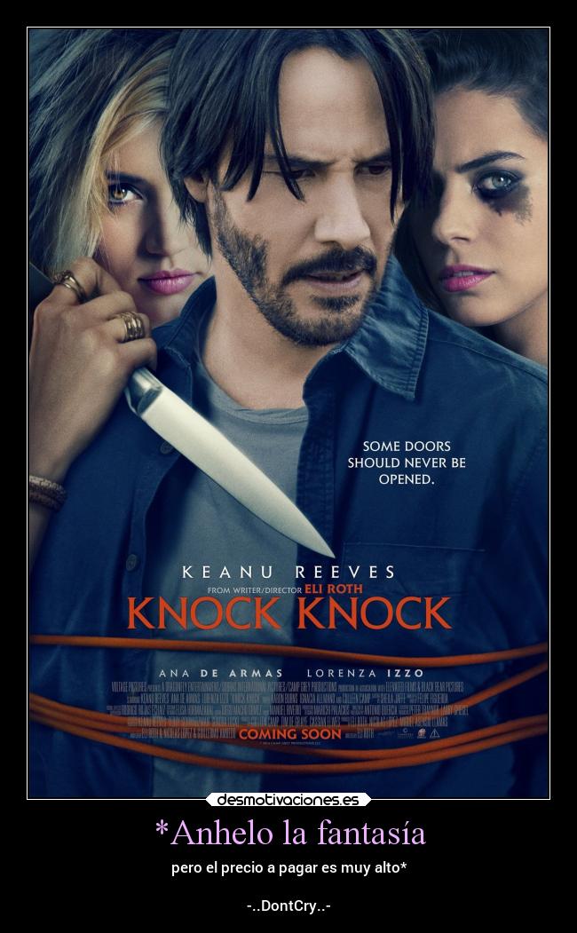 carteles frases mias dontcry fantasia knock film 2015 desmotivaciones