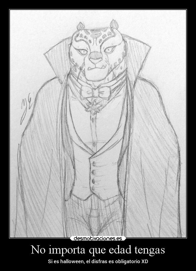 No importa que edad tengas - Si es halloween, el disfras es obligatorio XD