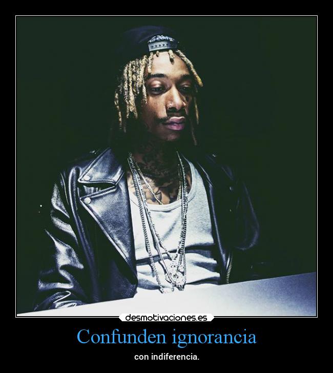 Confunden ignorancia - con indiferencia.