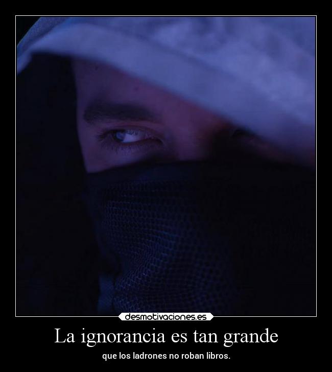 carteles ignorancia vida desmotivaciones