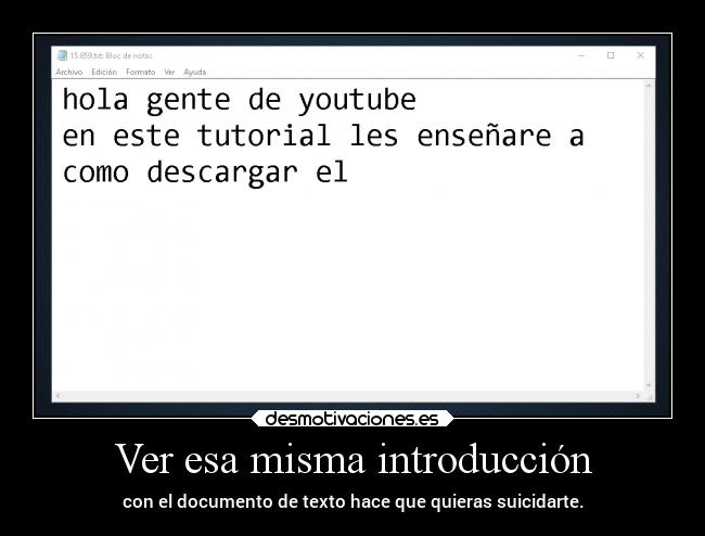Ver esa misma introducción - 